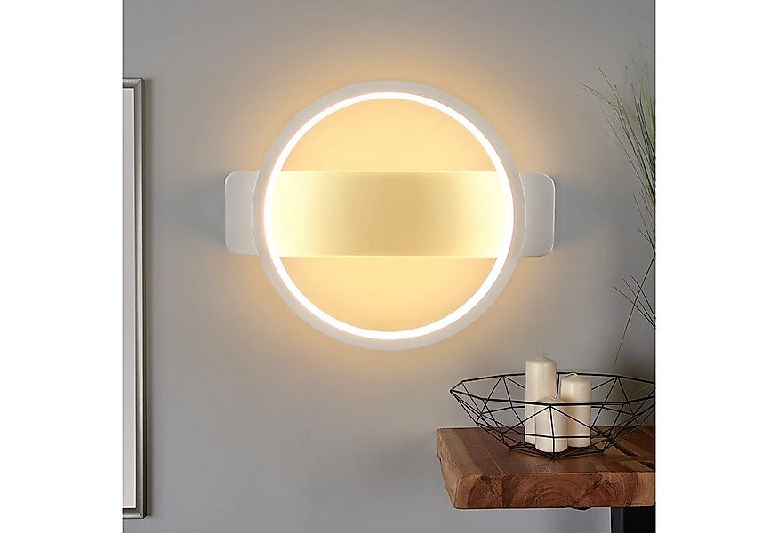Nettlife LED Wandleuchte LED Wandlampe Innen Wandleuchte Schwarz Modern, LE günstig online kaufen