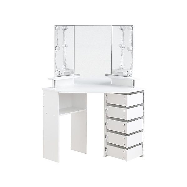 HOME DELUXE Schminktisch CANDICE - Weiß günstig online kaufen