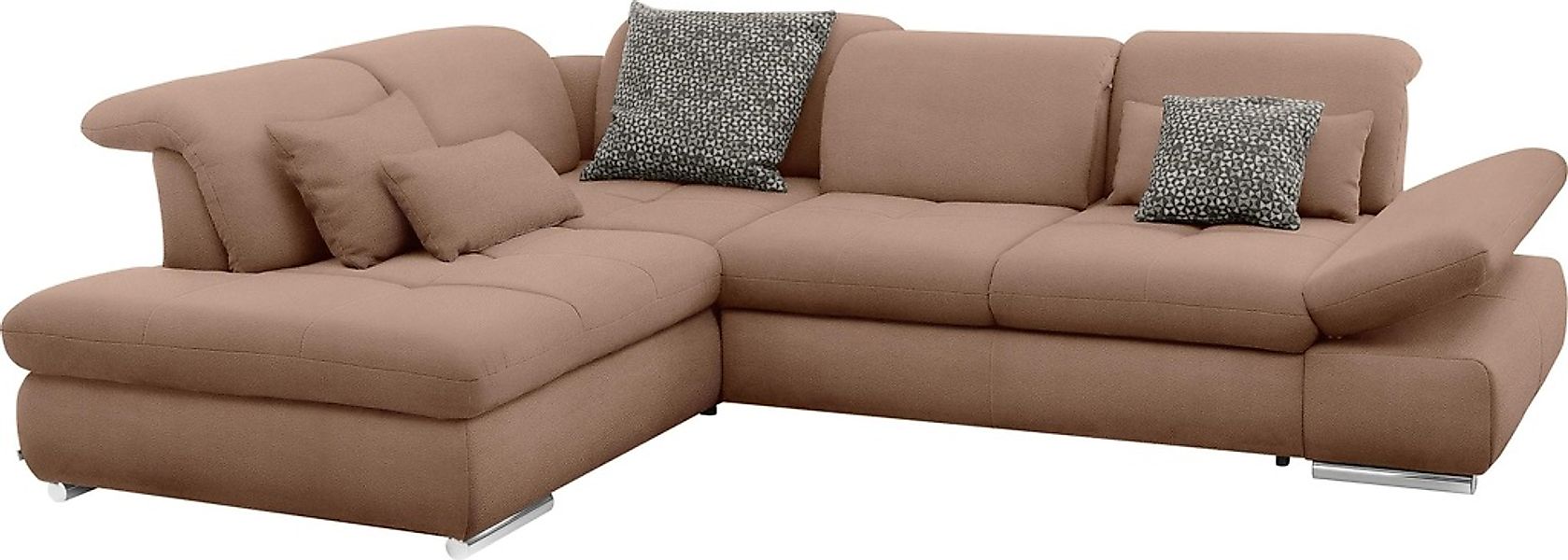 set one by Musterring Ecksofa »SO 4100 mit komfortablen Federkern und Kopft günstig online kaufen