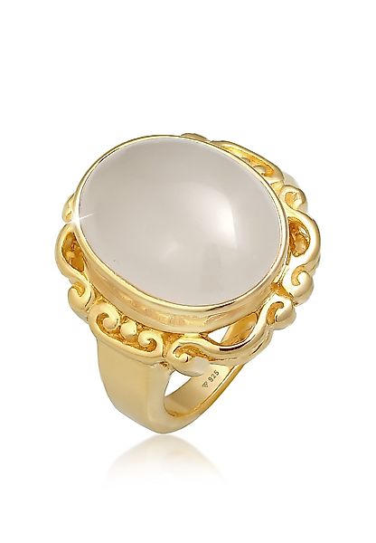 Elli Premium Fingerring Mondstein Vintage Ornament günstig online kaufen