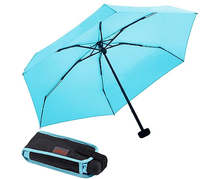 EuroSCHIRM® Taschenregenschirm Dainty, hellblau, besonders leicht, günstig online kaufen
