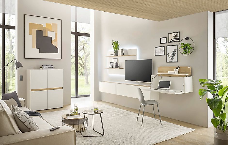 Home affaire Büromöbel-Set "CiTY/GiRON" Set, 5 Stk. tlg. Home Office, Wands günstig online kaufen