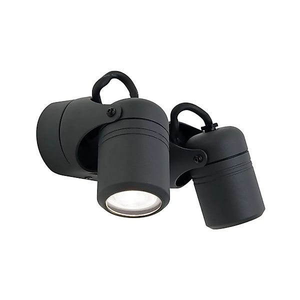 Orion Leuchten Außen Spots Vision 2xGu10  IP44 Anthrazit günstig online kaufen