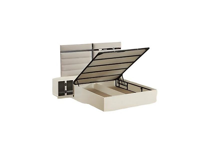 JVmoebel Bett Modern Design Holz Möbel Schlafzimmer Set 6tlg Doppelbett Lux günstig online kaufen