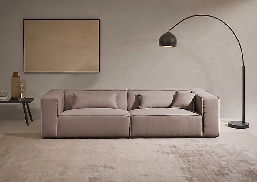 LeGer Home by Lena Gercke 3-Sitzer »PIARA, Couch mit Kedernaht, Sofa in Cor günstig online kaufen