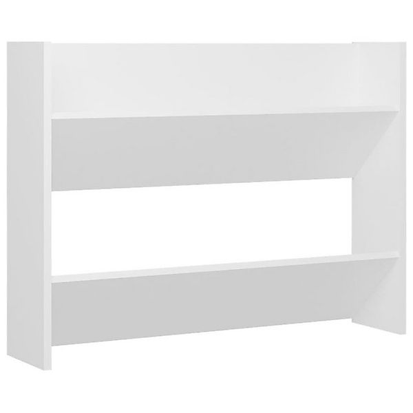 vidaXL Schuhschrank Wand-Schuhschrank Weiß 80x18x60 cm Spanplatte günstig online kaufen