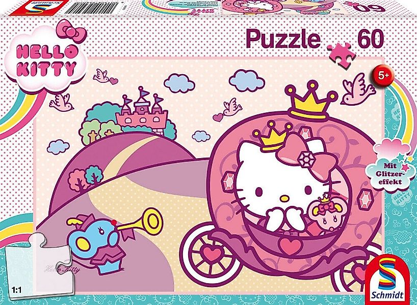 Schmidt Spiele Puzzle Prinzessin Kitty, 60 Puzzleteile günstig online kaufen