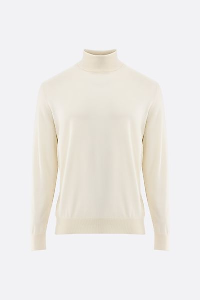 Rollkragenpullover aus Merzerisierter Merinowolle günstig online kaufen