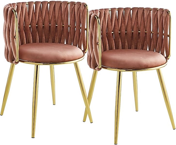 Kayoom Polsterstuhl »Stuhl Melly 125 2er-Set,tolles Design der Rückenlehne, günstig online kaufen