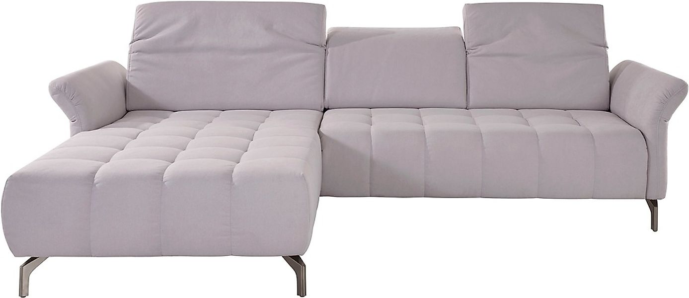INOSIGN Ecksofa »Fresh L-Form«, Federkern, wahlweise Kopfteilverstellung un günstig online kaufen