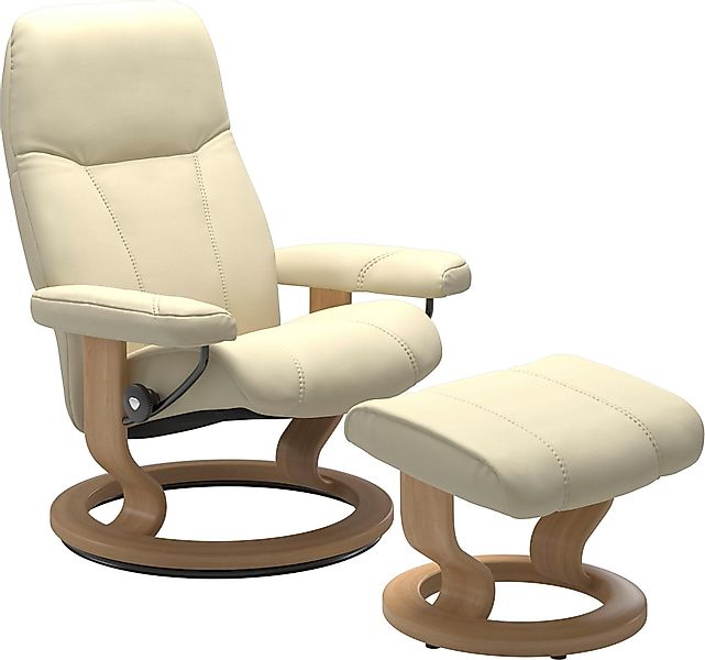 Stressless® Relaxsessel »Consul«, (Set, Relaxsessel mit Hocker), mit Hocker günstig online kaufen