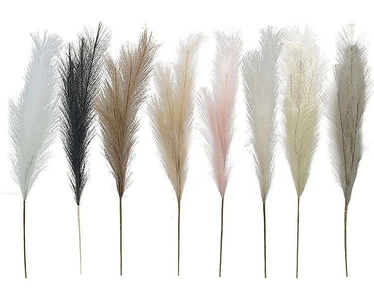 Kunstblume Feder Kunstzweig Kunstfeder Federstrauß 80 cm natur Feder, match günstig online kaufen