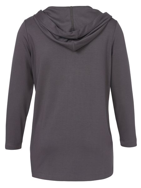 VIA APPIA DUE Kapuzenstrickjacke in unifarbenem günstig online kaufen