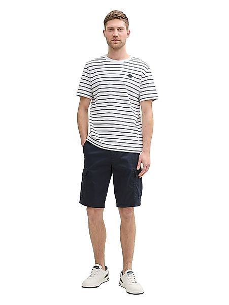 Tom Tailor Herren Cargo Short REGULAR PRINTED CARGO SHORTS - Mid Waist Regu günstig online kaufen