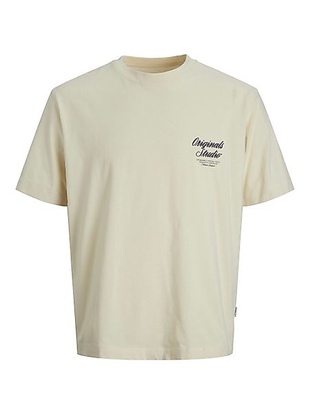 Jack & Jones Herren Rundhals T-Shirt JORNORREBRO TYPO TEE SS CREW NECK - Re günstig online kaufen