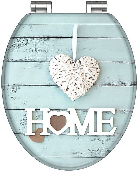 welltime WC-Sitz Home, mit Absenkautomatik, MDF, günstig online kaufen
