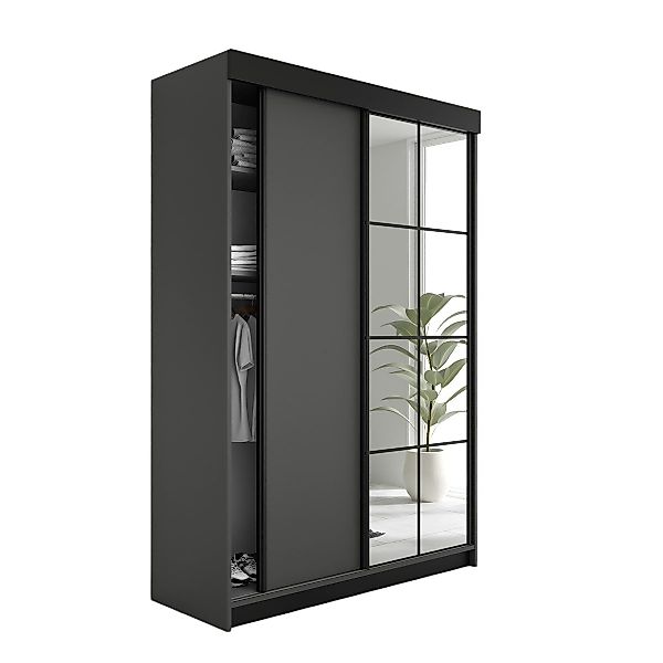 Compleo Schwebetürenschrank Kleiderschrank, 2-türig TULIA, Modern günstig online kaufen