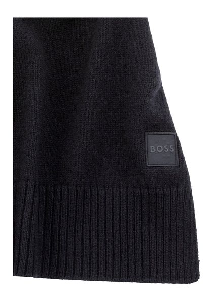 BOSS ORANGE Strickschal Akaio_R_Scarf, 50% Wolle günstig online kaufen