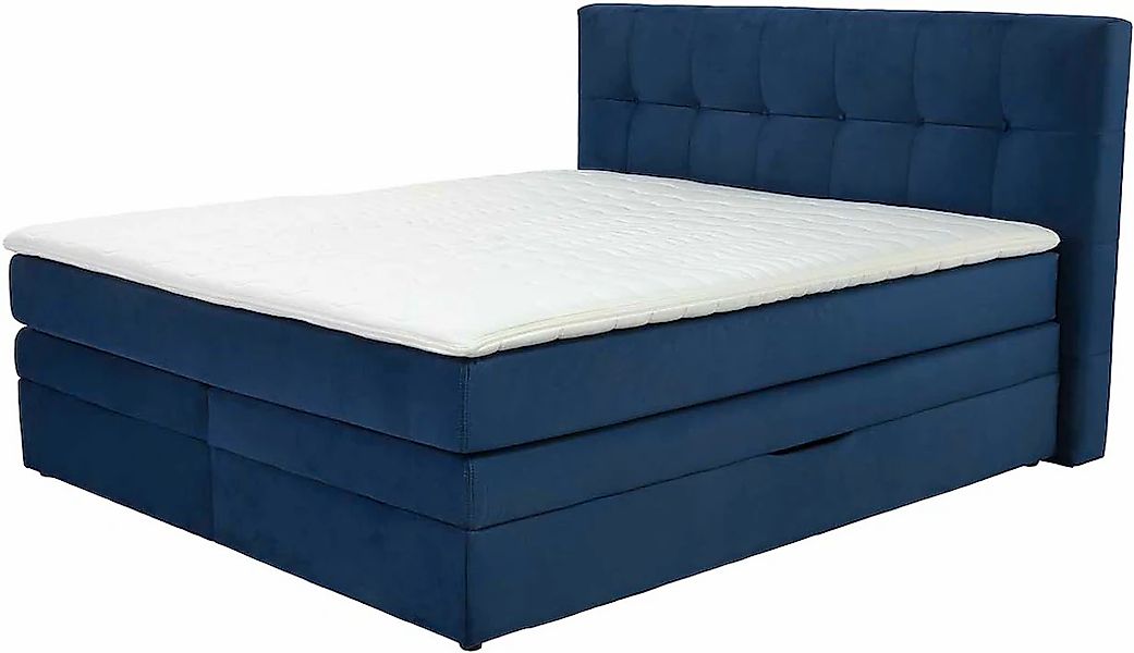 Jockenhöfer Gruppe Boxspringbett "Amy" mit Bettkasten und Kaltschaum-Topper günstig online kaufen