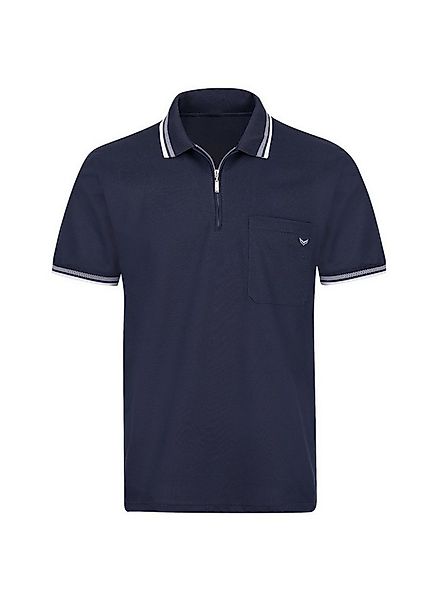 Trigema Poloshirt TRIGEMA Poloshirt mit Reißverschluss (1-tlg) günstig online kaufen