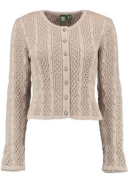OS Trachten Strickjacke Igaza Trachtenjacke mit Zopfmuster günstig online kaufen