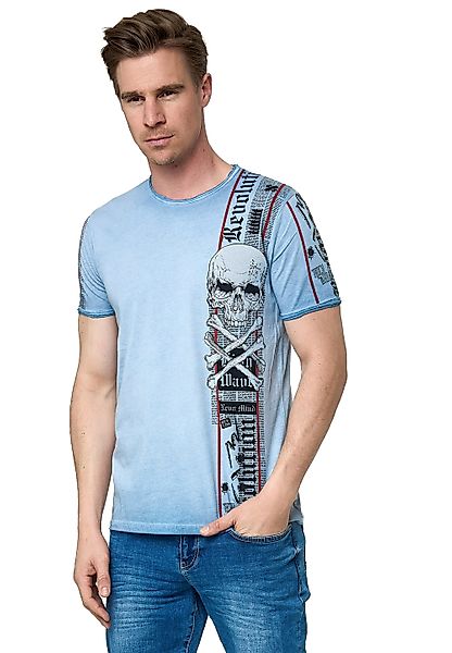 Rusty Neal T-Shirt, im verwaschenen Look günstig online kaufen