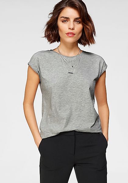 Tamaris T-Shirt Kurzarm, Regular Fit, unifarben, günstig online kaufen