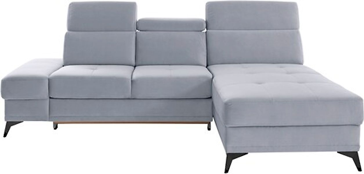 Home affaire Ecksofa »Cardiz L-Form« inkl.Kopfteilverstellung und Federkern günstig online kaufen