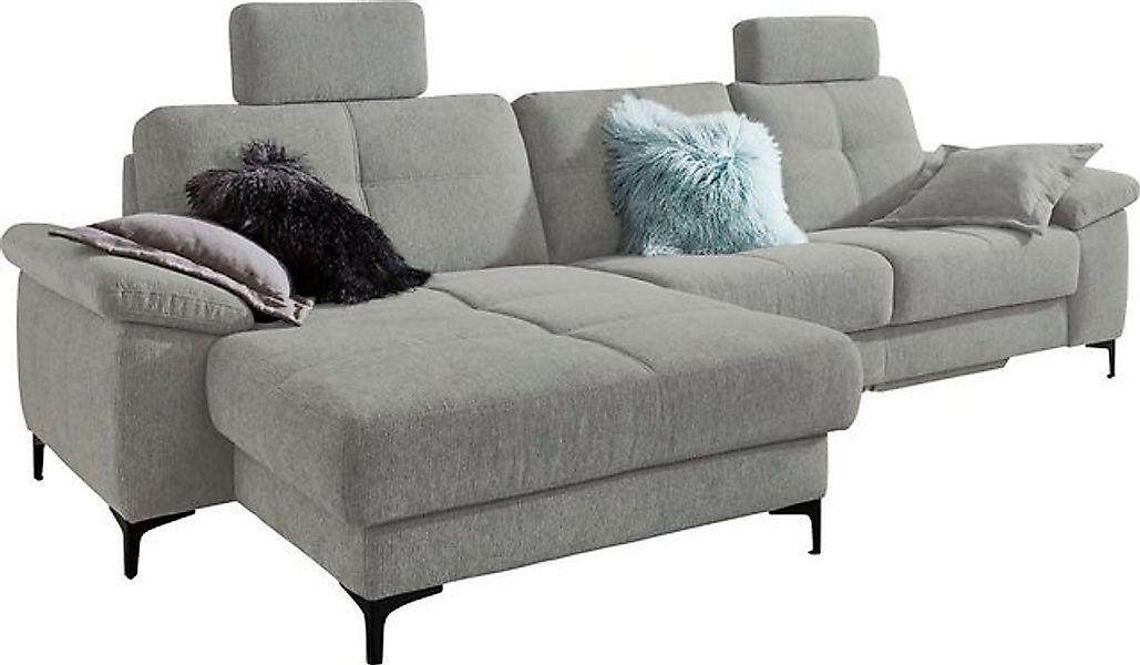 3C Carina Ecksofa Burnaby L-Form, 2 Kopfstützen, optional mit Schlaf- und m günstig online kaufen