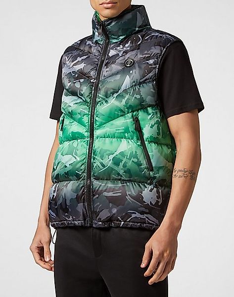 PLEIN SPORT Kurzweste Camouflage günstig online kaufen