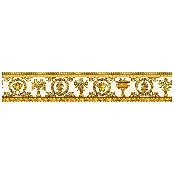 PROFHOME 343052-GU Exklusive Luxus Tapete Barock Matt Gold Gelb Orange 0,45 günstig online kaufen