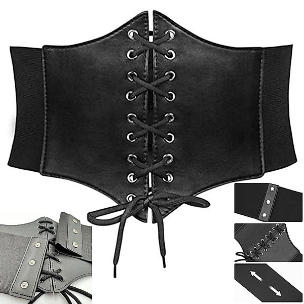 MODFU Taillengürtel Damen elastisch Bindegürtel Schnürgürtel günstig online kaufen