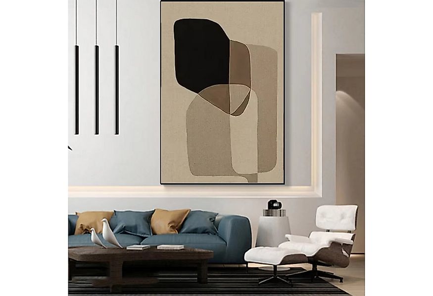 TPFLiving Kunstdruck OHNE RAHMEN, Nordic Art - Geometrische Formen und Stru günstig online kaufen