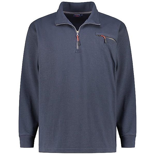 ADAMO Sweatshirt mit Struktur Farbe dunkelblau Größe: 7XL günstig online kaufen