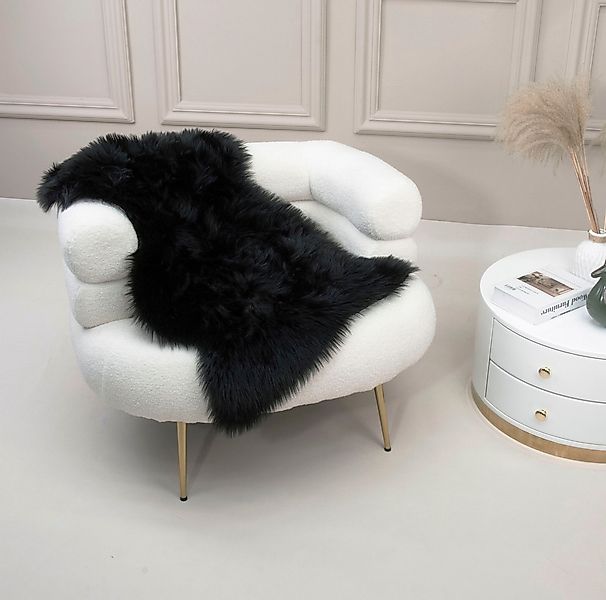 my home Fellteppich »Dena Teppiche, Fellform, waschbar«, fellförmig, 60 mm günstig online kaufen