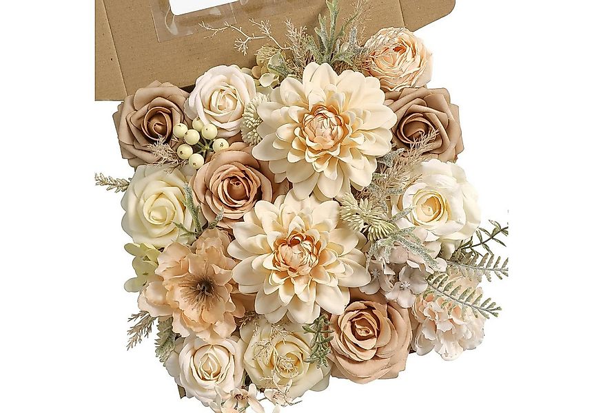 Kunstblumenstrauß Kunstblumenstrauß Künstliche Blumen Kombi-Box-Set SeidenR günstig online kaufen