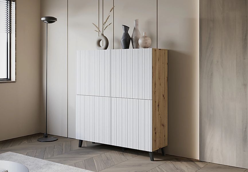 INOSIGN Highboard "HIGHBOARD PHUKET", (1 St.), moderne Kommode mit 4 Türen günstig online kaufen