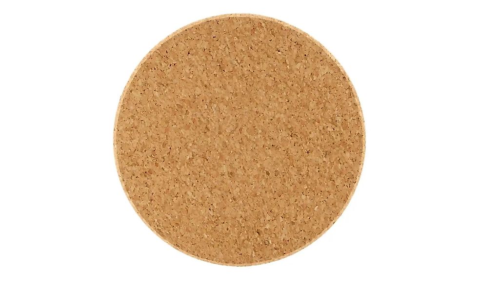 KHG Kork-Untersetzer   ¦ braun ¦ Holzwerkstoff ¦ Maße (cm): H: 1  Ø: 17 Küc günstig online kaufen