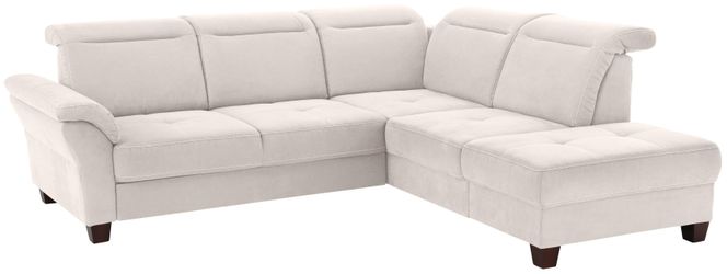 Home affaire Ecksofa "Solvei L-Form" wahlweise auch mit Kopfteilverstellung günstig online kaufen