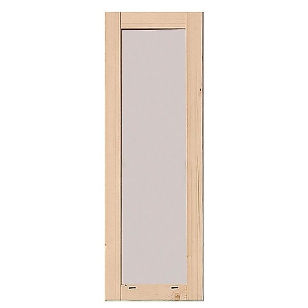 Karibu Fenster für 38 mm Wandstärke Feststehend Naturbelassen 60 x 169,5 cm günstig online kaufen