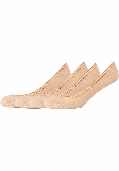 s.Oliver Füßlinge "essentials", (4 Paar), mit flacher Verarbeitung günstig online kaufen