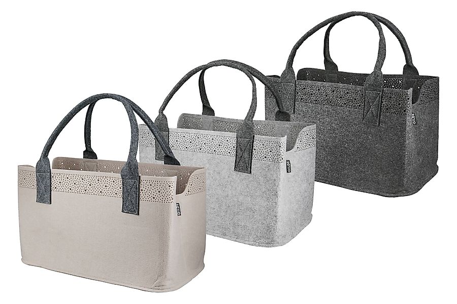 GMD Living Tragetasche BORDÜRE, hochwertige Filztasche günstig online kaufen