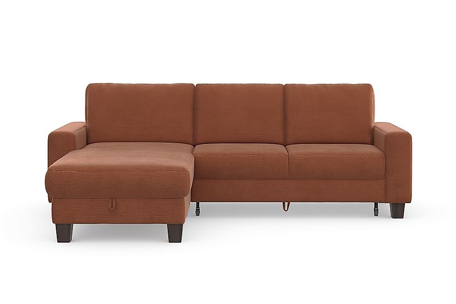 Home affaire Ecksofa »Summer L-Form« mit Recamiere, mit oder ohne Bettfunkt günstig online kaufen