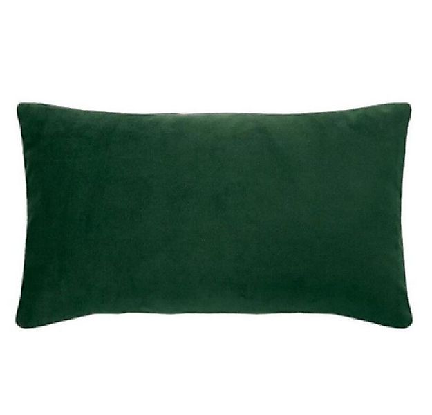 PAD Kissenhülle Kissenhülle Samt Elegance Dark Green (25x50cm) günstig online kaufen