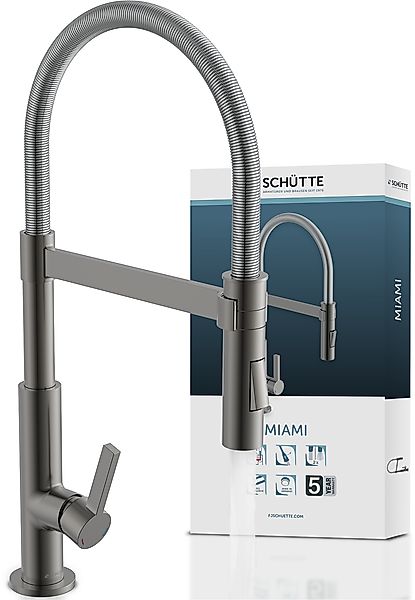 Schütte Hochdruck Spültischarmatur »MIAMI«, energiesparende Cold-Start-Funk günstig online kaufen
