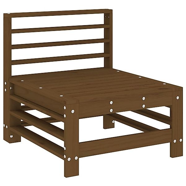 vidaXL Sofaelement Garten-Mittelsofa Honigbraun Massivholz Kiefer günstig online kaufen