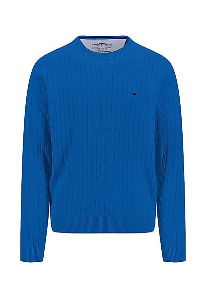 FYNCH-HATTON Strickpullover mit Logo Stickerei günstig online kaufen