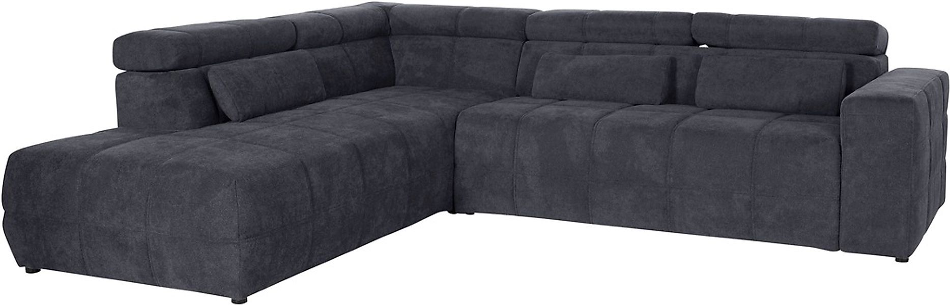 DOMO collection Ecksofa »Brandon L-Form, auch in Leder«, inklusive Kopfteil günstig online kaufen