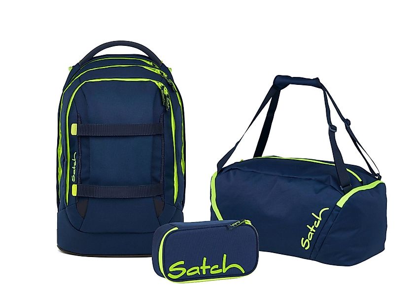 Satch Schulranzen Schulrucksack-Set PACK Toxic Yellow günstig online kaufen