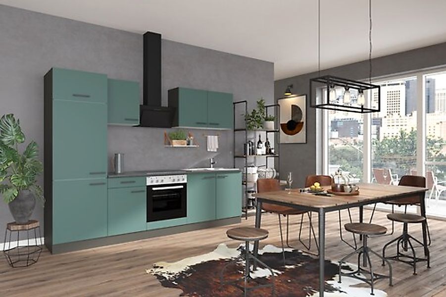 OPTIFIT Küchenzeile »Palma« Breite 270 cm, wahlweise mit E-Geräten, seitenv günstig online kaufen